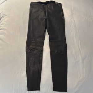 Black Leather pants/ leggings